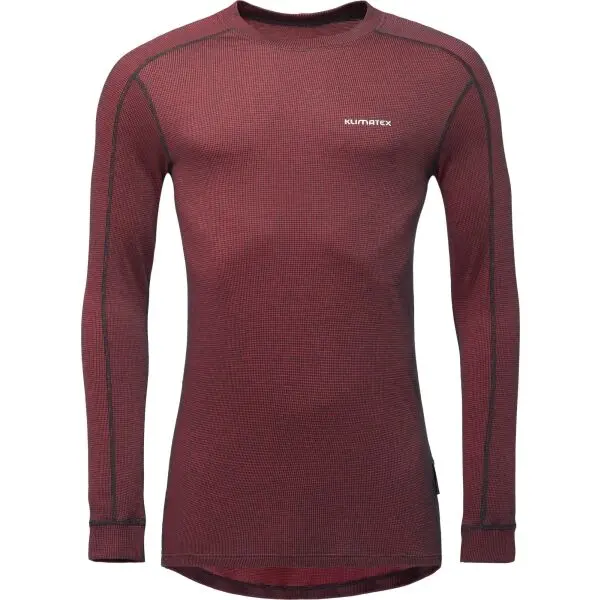 Klimatex Klimatex BORIS KLIMAFEEL Мъжка функционална термо тениска, винен, размер XXL