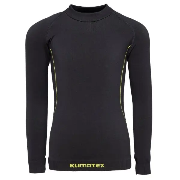 Klimatex Klimatex CHIKO SEAMLES Детска безшевна термо тениска, черно, размер 158-164