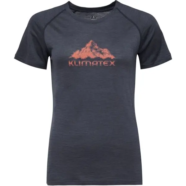 Klimatex Klimatex CORRIB Дамска MERINO BLEND тениска, тъмносиво, размер