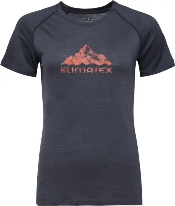 Klimatex Klimatex CORRIB Дамска MERINO BLEND тениска, тъмносиво, размер