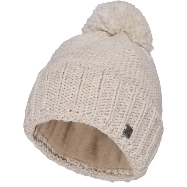 Klimatex Klimatex ЕВА Топла шапка с помпон, кафяво, размер