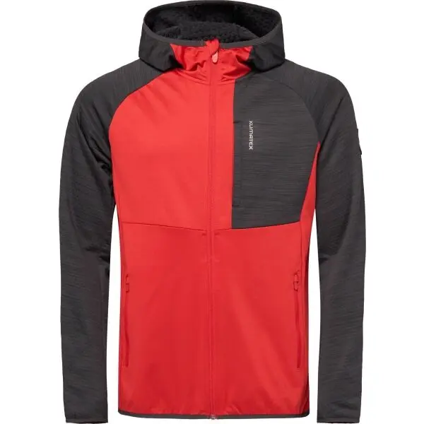 Klimatex Klimatex HAGEN Мъжки функционален суитшърт с качулка, червено, размер