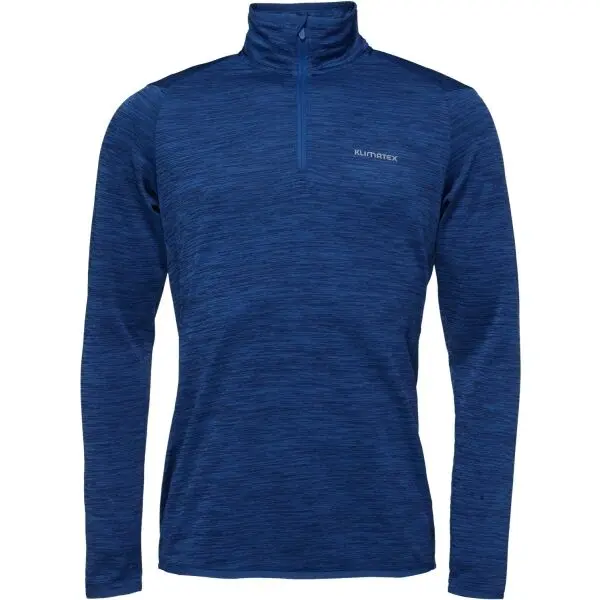 Klimatex Klimatex ISAMU Мъжки суитшърт с къс цип, синьо, размер