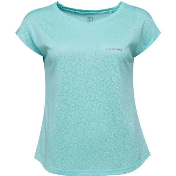 Klimatex Klimatex KIVU Дамска свободна тениска, тюркоазено, размер