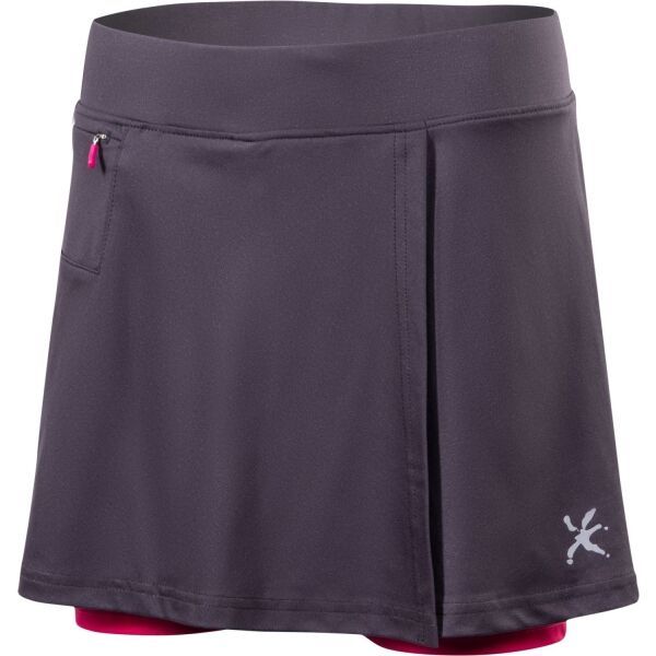 Klimatex Klimatex ZABEL Дамска спортна пола 2в1, черно, размер XS