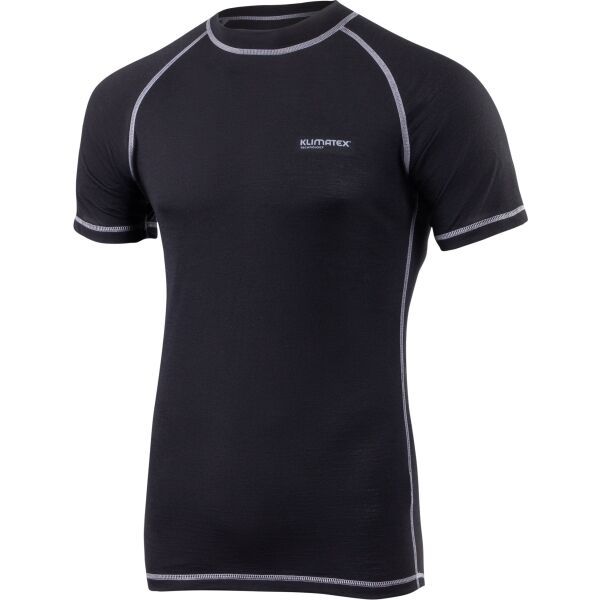 Klimatex Klimatex KOLI Мъжка блуза от мерино, черно, размер