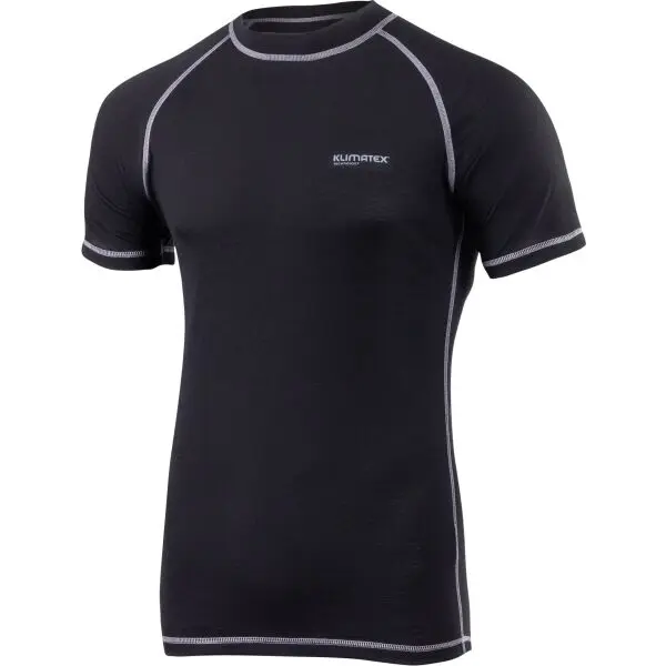 Klimatex Klimatex KOLI Мъжка блуза от мерино, черно, размер XXXL