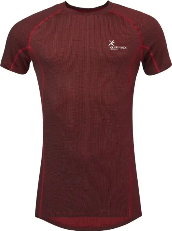 Klimatex Klimatex LYNX KLIMAFEEL Мъжка функционална тениска, винен, размер XXXL
