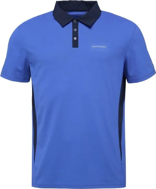 Klimatex Klimatex MALCOLM Мъжка тениска с яка, синьо, размер