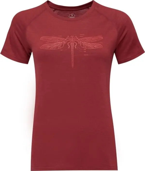 Klimatex Klimatex MJOSA MERINO Дамска MERINO тениска, винен, размер