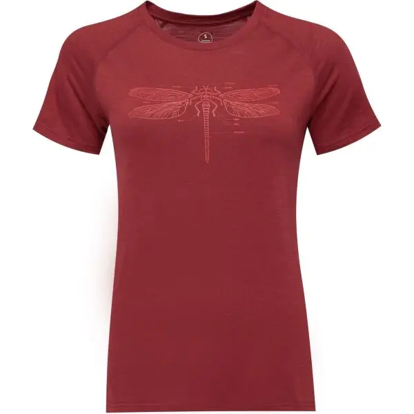 Klimatex Klimatex MJOSA MERINO Дамска MERINO тениска, винен, размер XXL