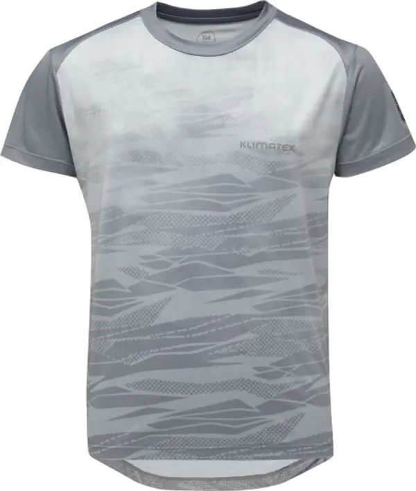 Klimatex Klimatex NATHAN Детска MTB тениска с къси ръкави, сиво, размер