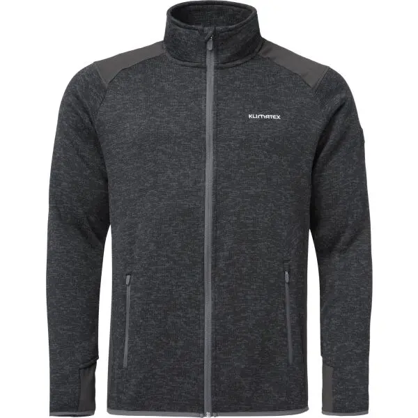 Klimatex Klimatex NEVIS Мъжки комбиниран пуловер, тъмносиво, размер