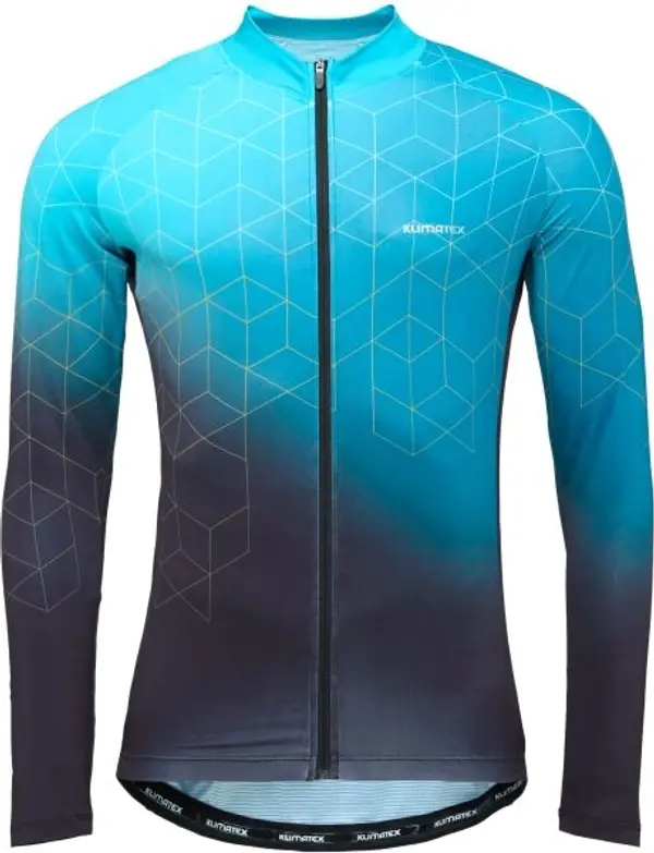 Klimatex Klimatex NIBALI Мъжка велосипедна фланелка с дълъг ръкави, черно, размер