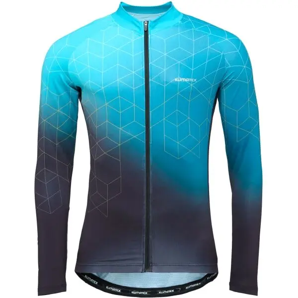 Klimatex Klimatex NIBALI Мъжка велосипедна фланелка с дълъг ръкави, черно, размер