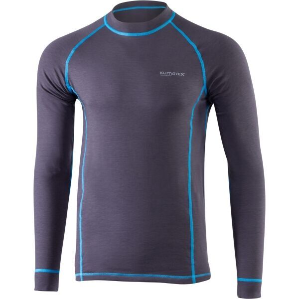 Klimatex Klimatex OTO Мъжка функционална блуза с дълъг ръкав, тъмносиво, размер