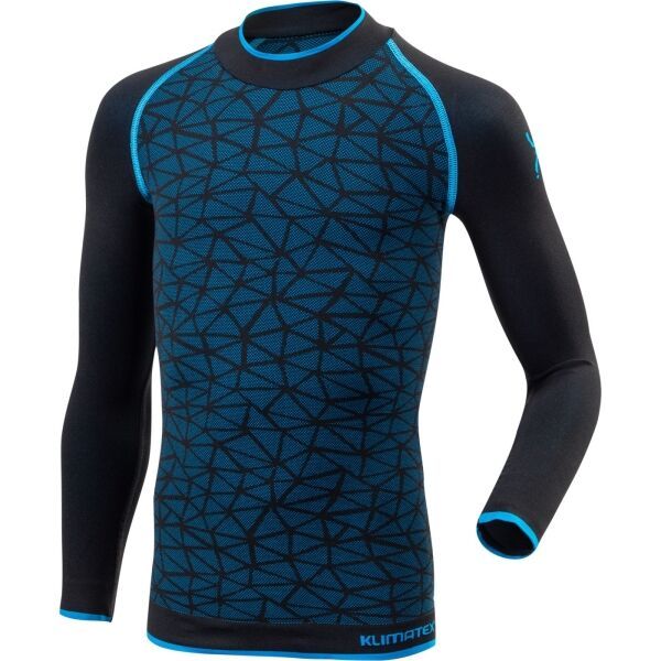 Klimatex Klimatex PAFOS Детската безшевна тениска, черно, размер