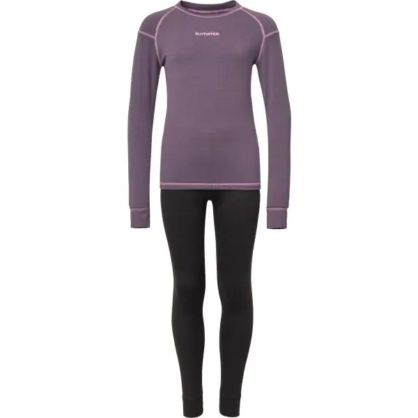 Klimatex Klimatex PIKAO Детски комплект фунцкионално бельо, лилаво, размер