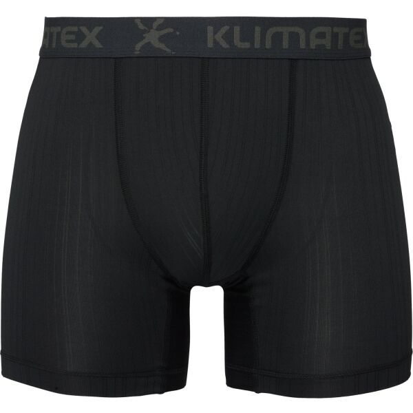 Klimatex Klimatex RUNE MID SILKTOUCH Мъжки функционални боксерки, черно, размер