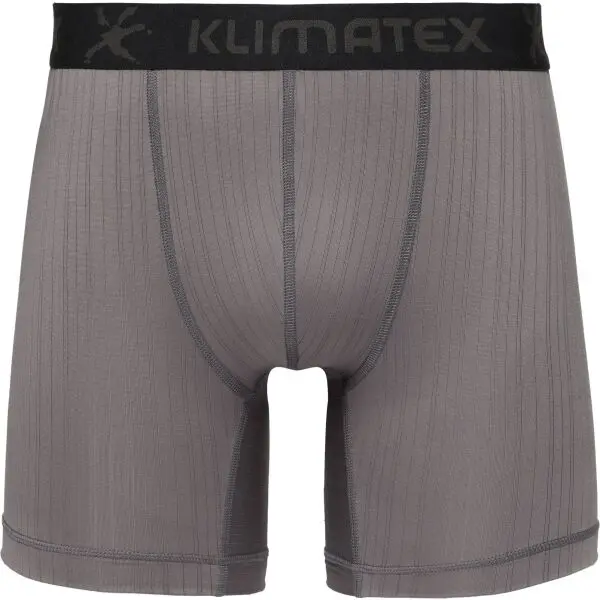 Klimatex Klimatex RUNE MID SILKTOUCH Мъжки функционални боксерки, сиво, размер