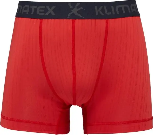 Klimatex Klimatex RUNE Мъжки функционални боксерки, червено, размер