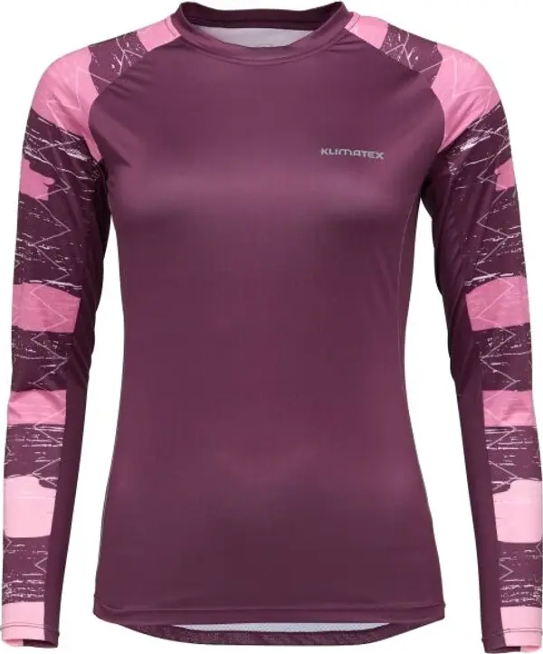 Klimatex Klimatex SHEBA1 Дамска MTB тениска с дълги ръкави, лилаво, размер