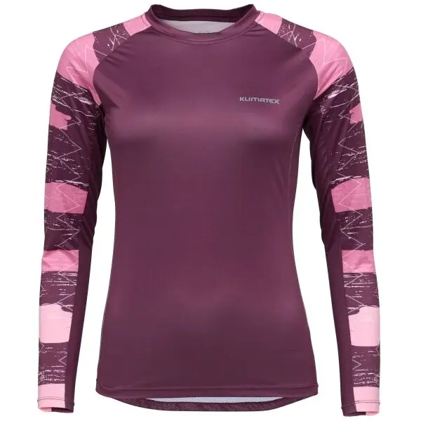 Klimatex Klimatex SHEBA1 Дамска MTB тениска с дълги ръкави, лилаво, размер