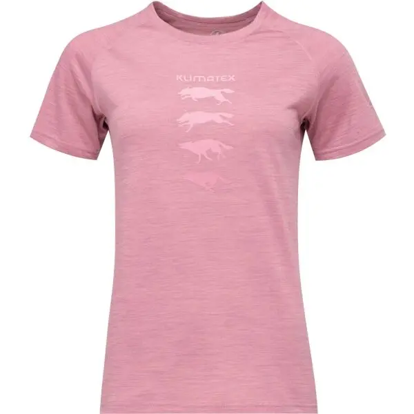 Klimatex Klimatex SHIVA MERINO Дамска MERINO BLEND тениска, розово, размер