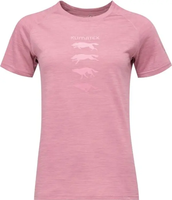 Klimatex Klimatex SHIVA MERINO Дамска MERINO BLEND тениска, розово, размер