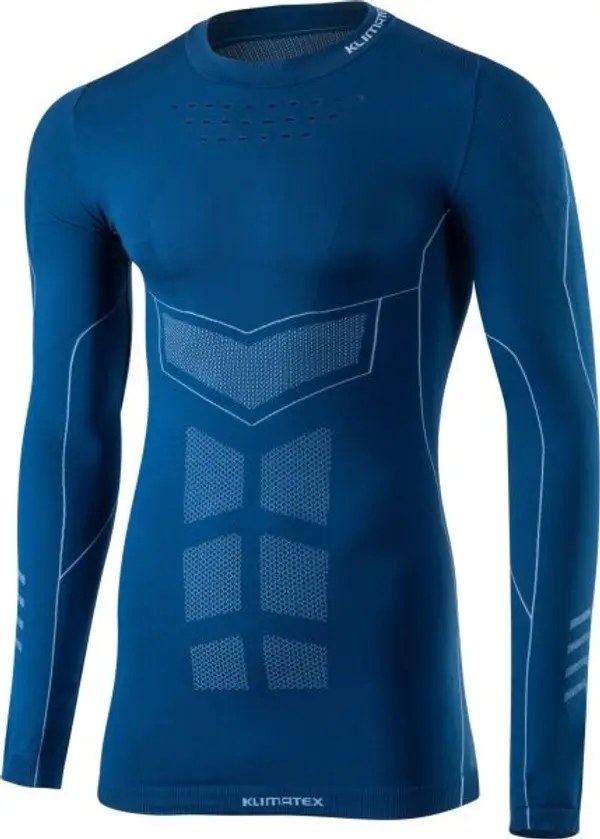 Klimatex Klimatex TANSO Мъжка функционална безшевна термо тениска, синьо, размер