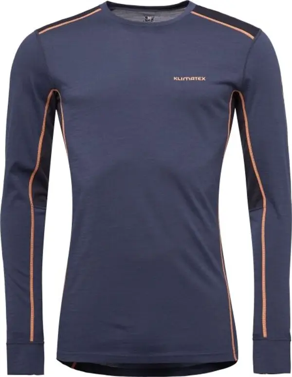 Klimatex Klimatex TASMAN MERINO Мъжка тениска с добавка от мерино, тъмносин, размер