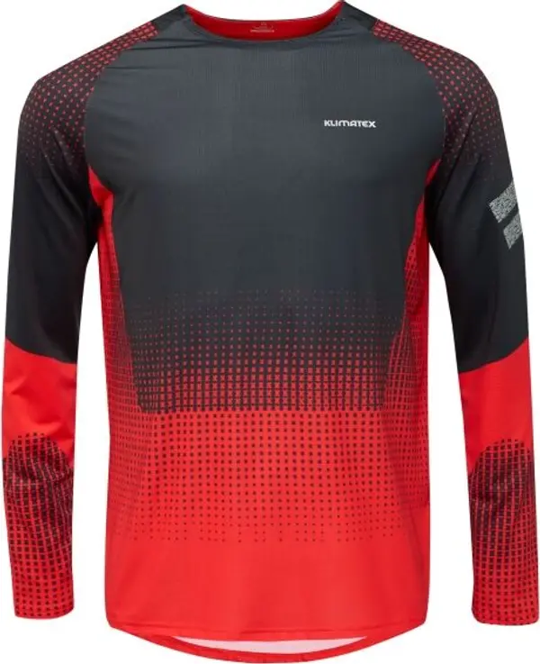 Klimatex Klimatex TROY Мъжка MTB тениска с дълъг ръкав, червено, размер XXL