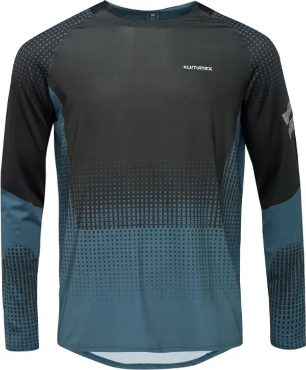 Klimatex Klimatex TROY Мъжка MTB тениска с дълъг ръкав, тъмносин, размер