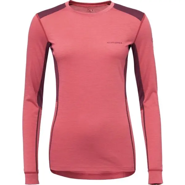 Klimatex Klimatex VEIFA MERINO Дамска тениска с добавена мерино прежда, розово, размер