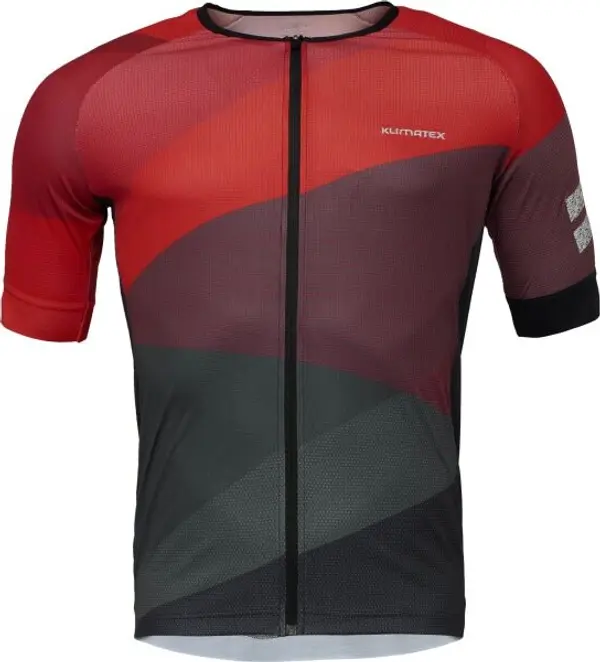 Klimatex Klimatex VELO Мъжко джърси с разкопчаване, червено, размер