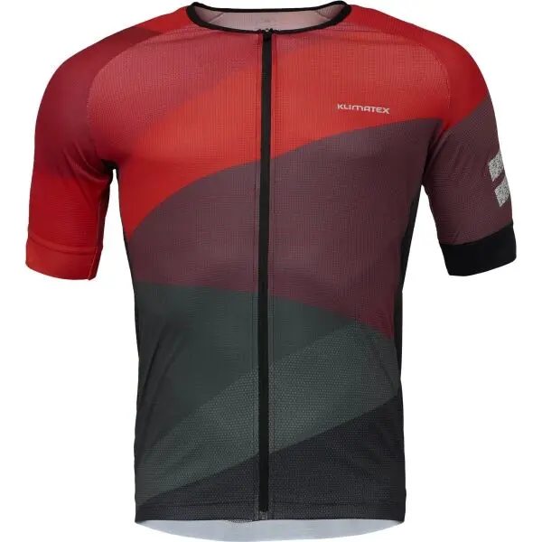 Klimatex Klimatex VELO Мъжко джърси с разкопчаване, червено, размер XXXL