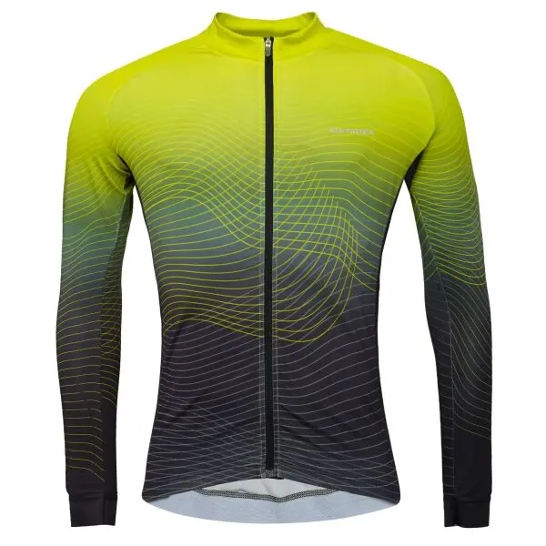 Klimatex Klimatex ZAK Мъжки колоездачен джърси с дълъг ръкав, зелено, размер XXL