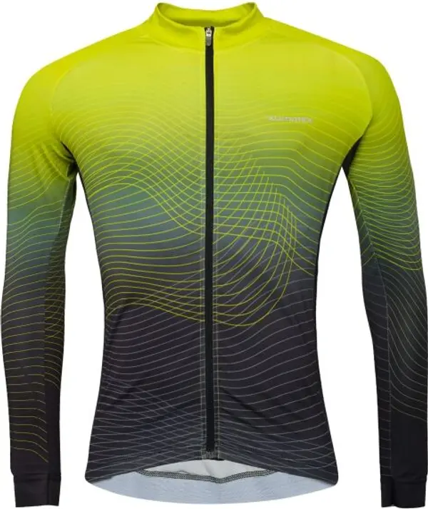 Klimatex Klimatex ZAK Мъжки колоездачен джърси с дълъг ръкав, зелено, размер XXXL