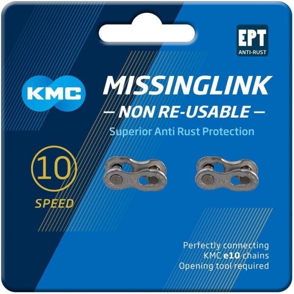 KMC KMC CHAIN CLUTCH 5,88/10 Свързващо звено, сребърно, размер