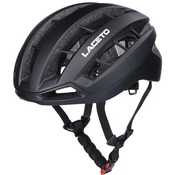 Laceto Laceto CORSA Шосейна колоездачна каска, черно, размер (59 - 61)