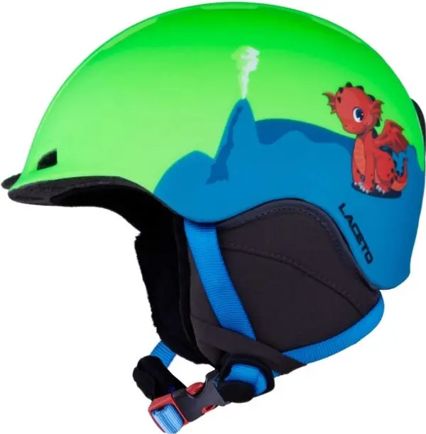Laceto Laceto DRAGON Детска ски каска, зелено, размер (48 - 52)