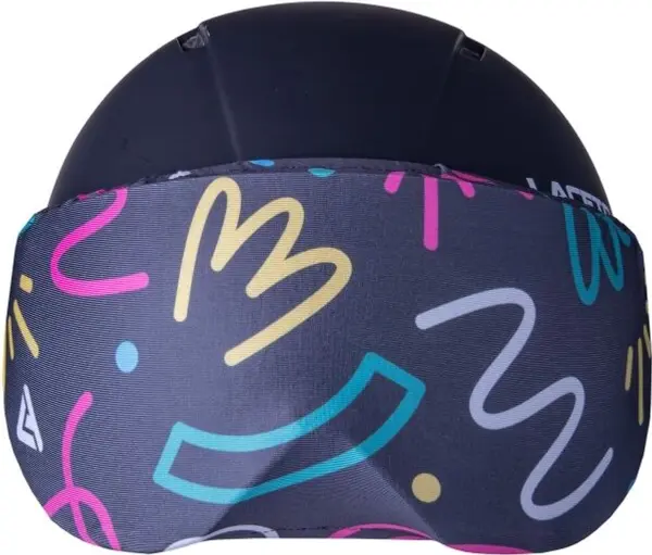 Laceto Laceto SKI HELMET VISOR COVER COLOR LINES Платнено калъфче за ски визьор, микс, размер