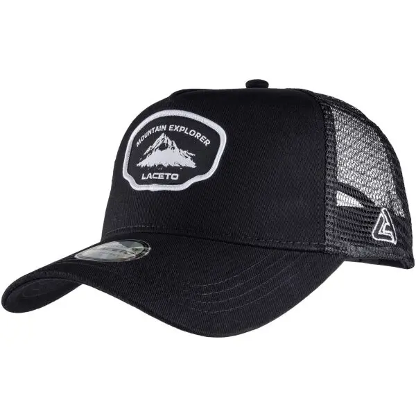 Laceto Laceto TRUCKER 1 Стилна шапка с козирка, черно, размер
