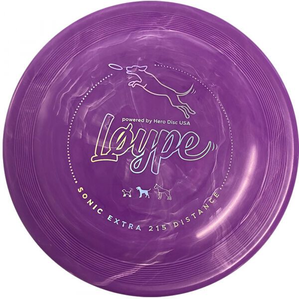 L&oslash;ype L&oslash;ype SONIC XTRA 215 DISTANCE Летяща чиния за кучета, лилаво, размер os