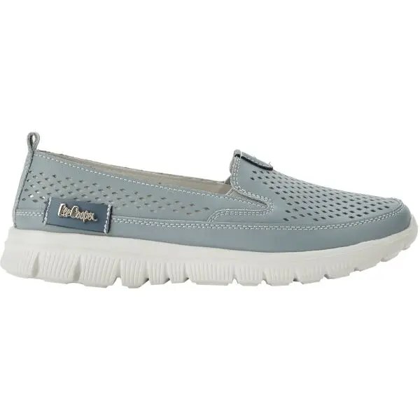 Lee Cooper Lee Cooper LC LEATHER Дамски кожени обувки, светлосиньо, размер