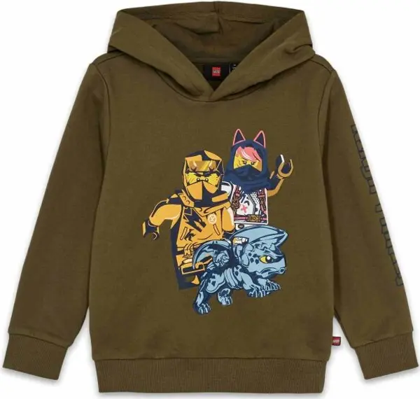 LEGO&reg; kidswear LEGO&reg; kidswear LWSCOUT 701 Суитшърт за момчета, khaki, размер
