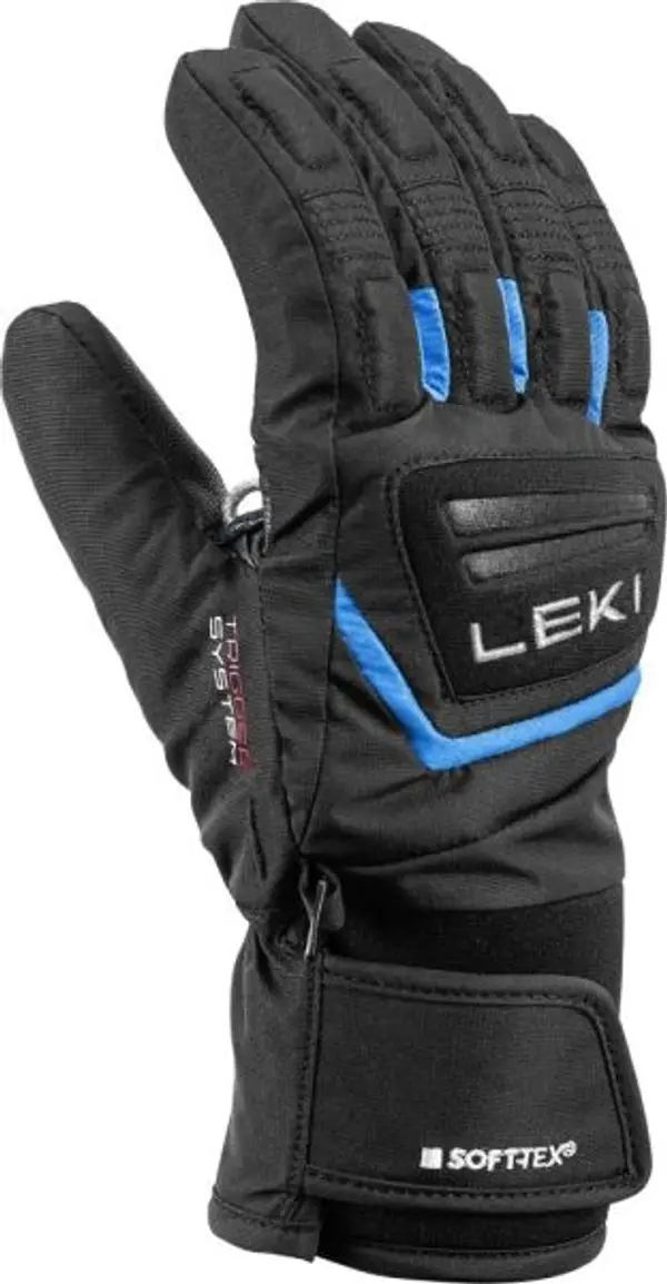 Leki Leki GRIFFIN 3D JR Юношески ски ръкавици, черно, размер