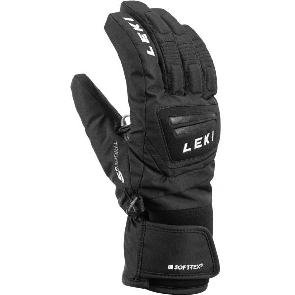 Leki Leki JR GRIFFIN S Юношески ски ръкавици, черно, размер