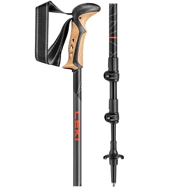 Leki Leki KHUMBU Щеки за туризъм, тъмносиво, размер