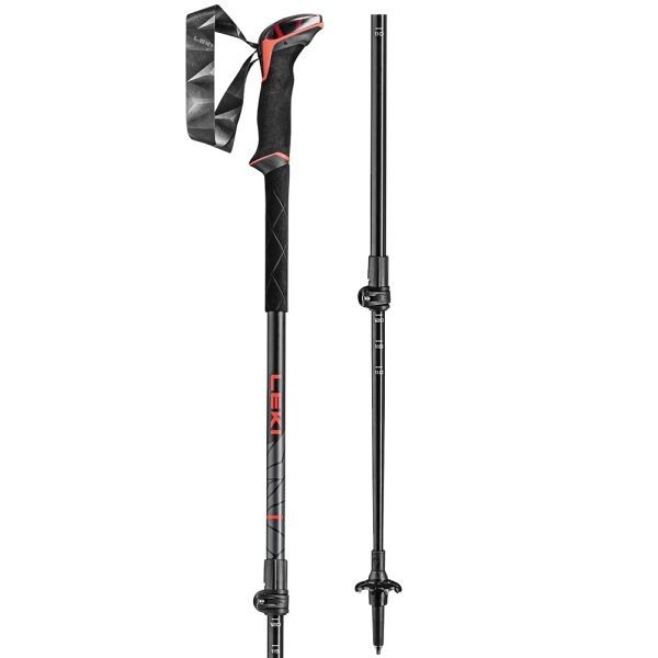 Leki Leki MAKALU Щеки за туризъм, тъмносиво, размер OS